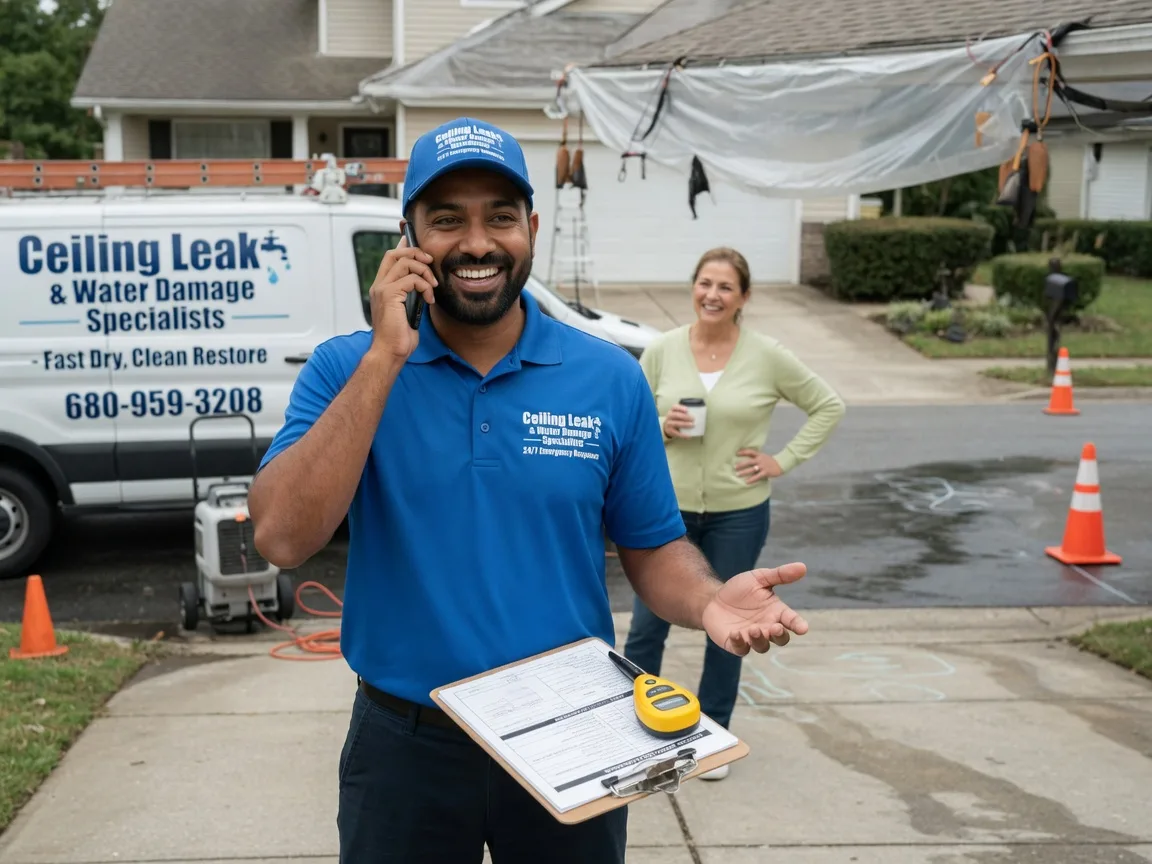 Ceiling Leak Cleanup Middletown, VA FAQs